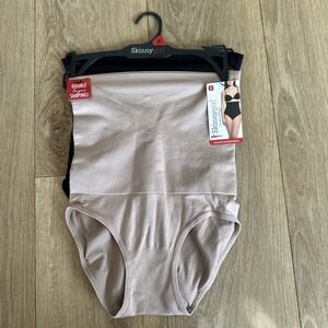 Skinnygirl 2 Pack Shaping Briefs Small Seamless Tummy Toning Panel High Waist